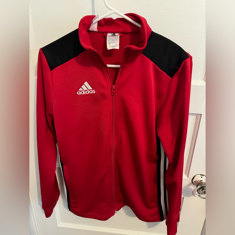 Youth Adidas zipped jacket-like new!